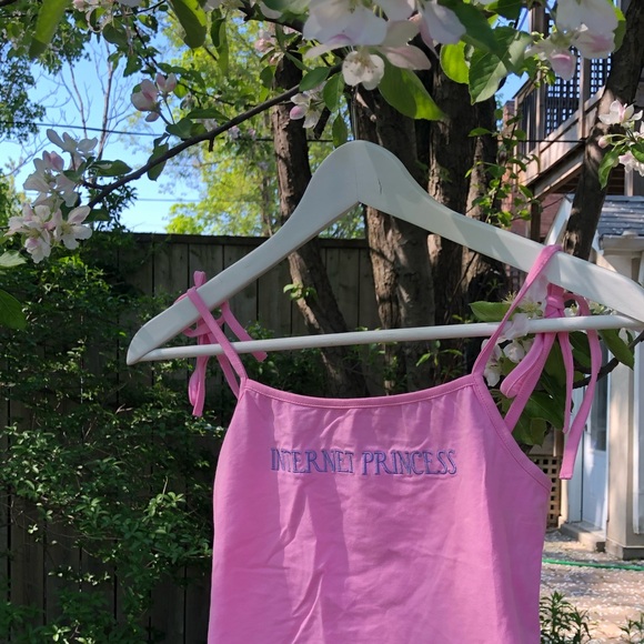 Sold-out Insta Famous “Internet Princess” Sugar Thrillz pink tank -Dolls Kill - Picture 5 of 6